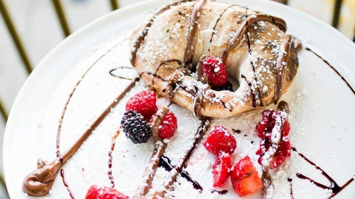Nutella calzone at MidiCi the Neapolitan Pizza Company