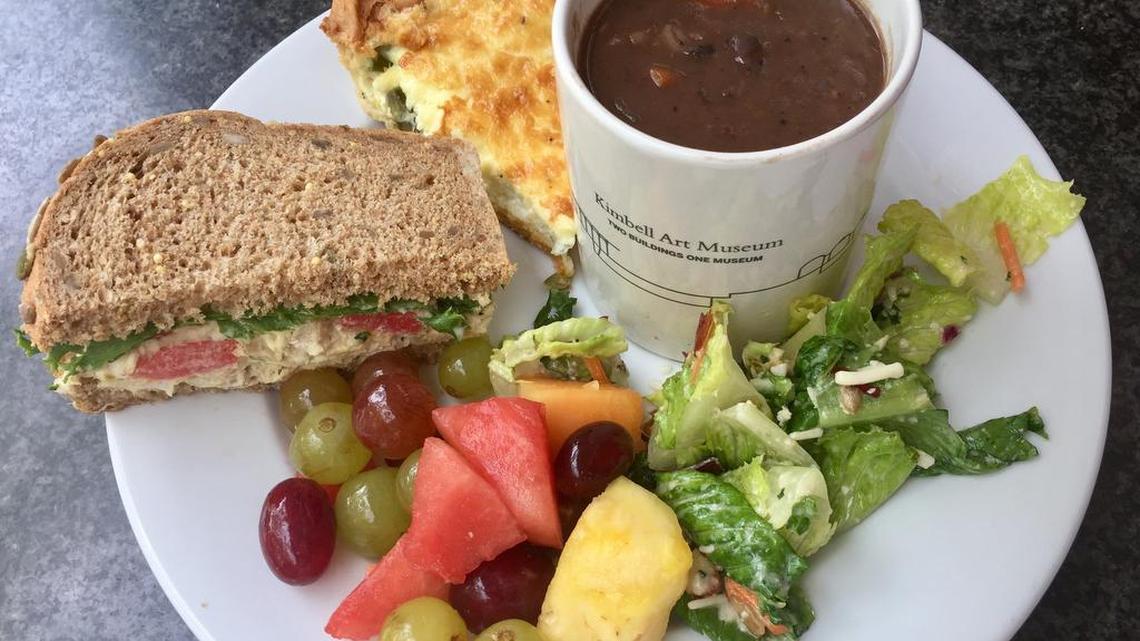 A classic Buffet at the Kimbell combo lunch: All this for $12.50.