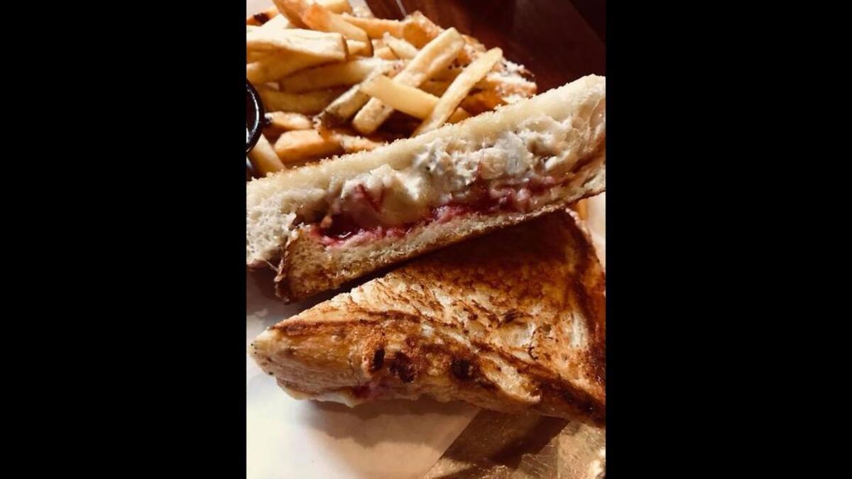 The Bearded Lady’s Thanksgiving-inspired grilled cheese of the month features roasted turkey, cranberry-orange compote, goat cheese, white cheddar and more.