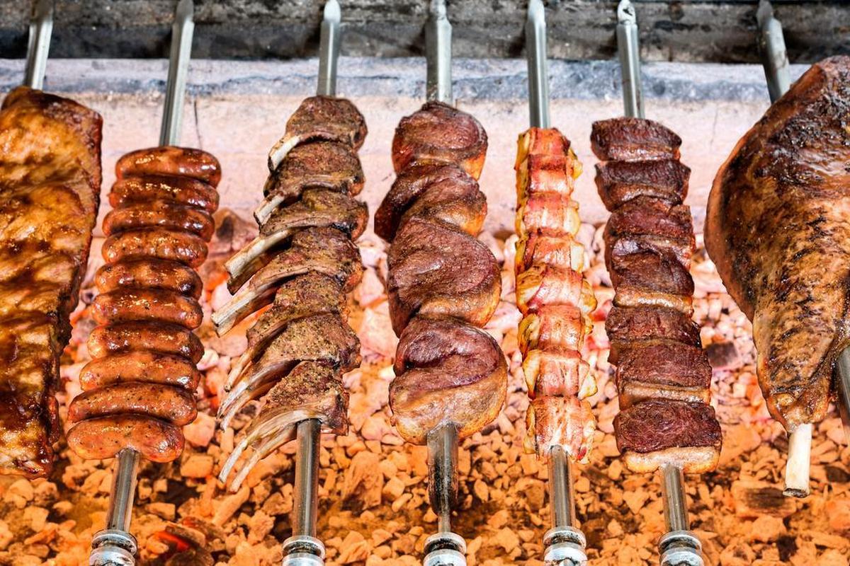 A selection of meats from Texas de Brazil.