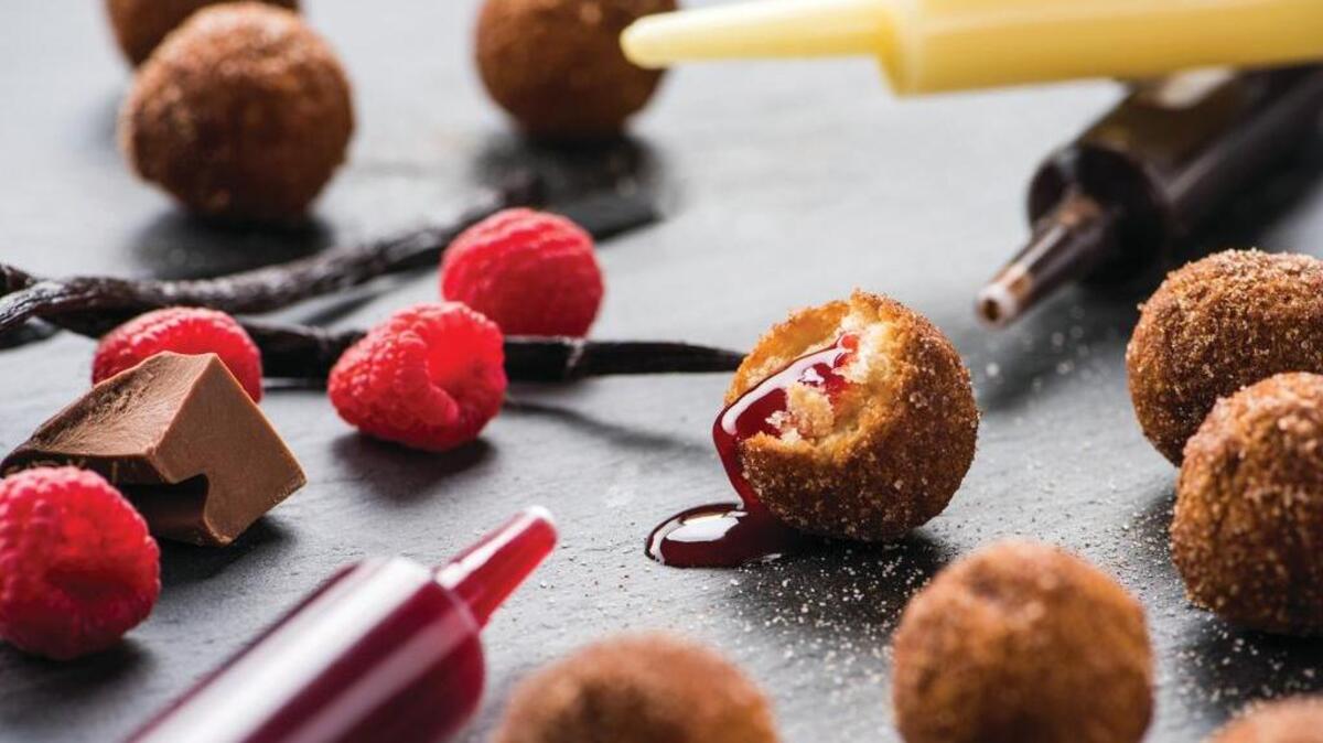 Injectable doughnut holes at Topgolf