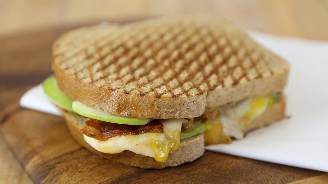 “Sophisticated Grilled Cheese” sandwich at Great Harvest Bread Co.