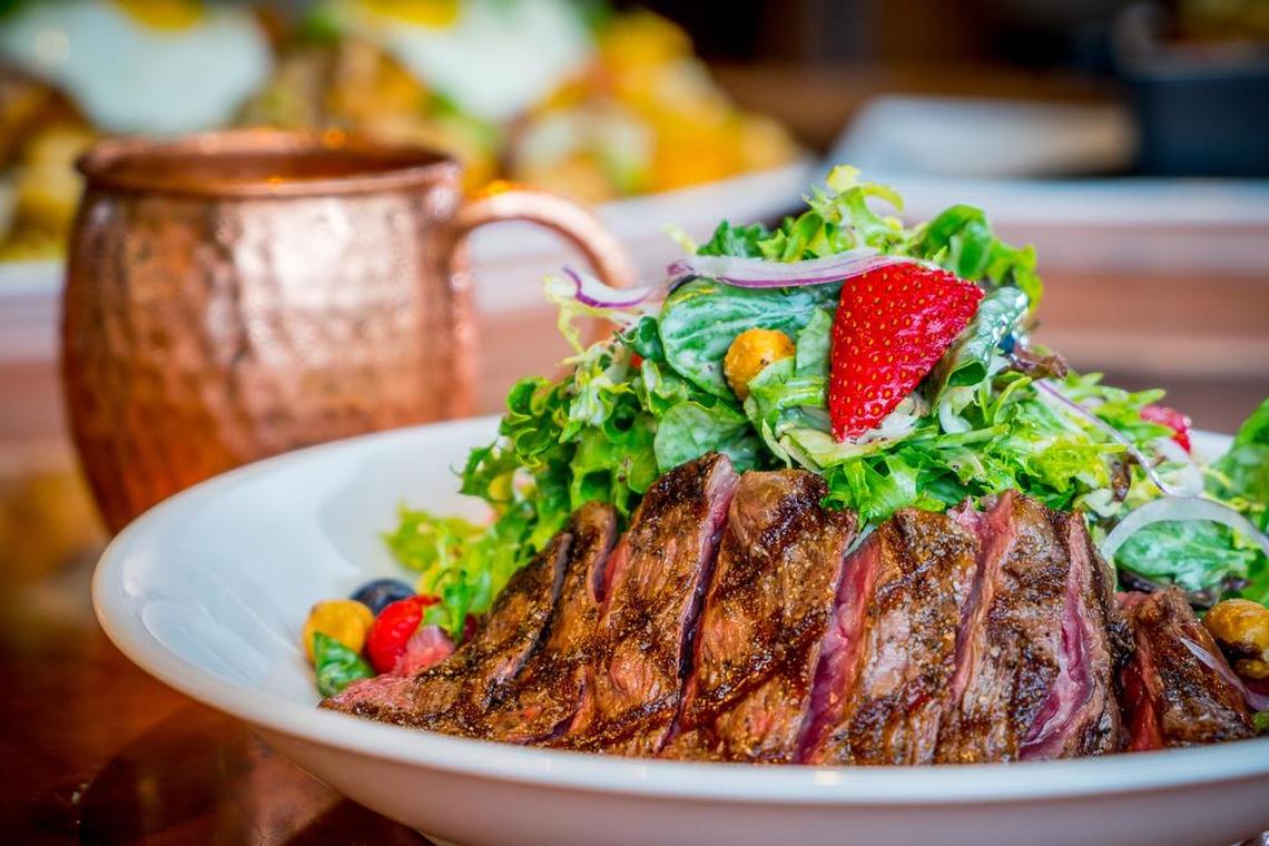 Steak salad at City Works, scheduled to open in December in The Shops at Clearfork