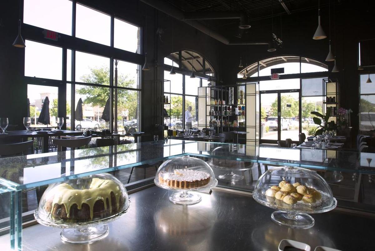 Desserts on display at Loveria Caffe in Colleyville.