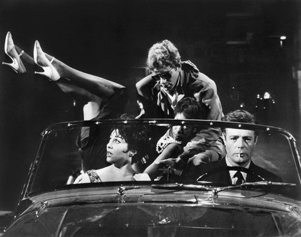A scene from “La Dolce Vita”