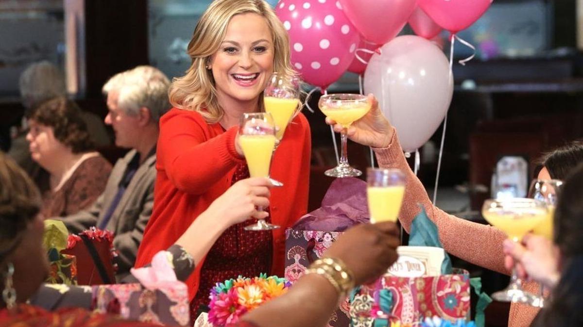On the TV series “Parks and Recreation,” Leslie Knope (played by Amy Poehler) throws her annual Galentine’s Day celebration.