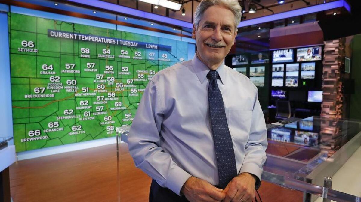 David Finfrock has been with KXAS/Channel 5 for 47 years, from the era of paper weather maps to an era of advanced computer graphics.