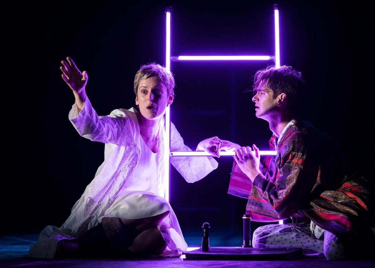 Denise Gough and Andrew Garfield in “Angels in America”