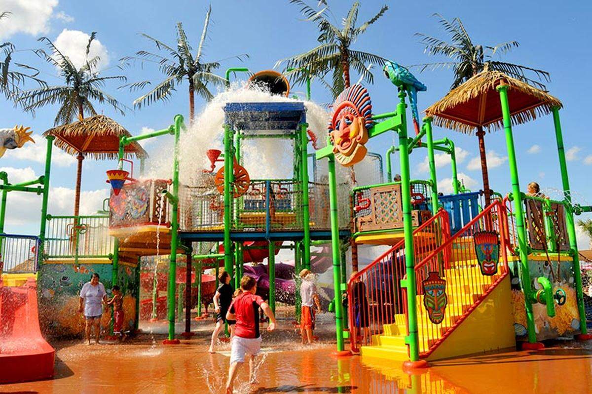 The Keiki Kove at Hawaiian Falls Waterpark in Mansfield.