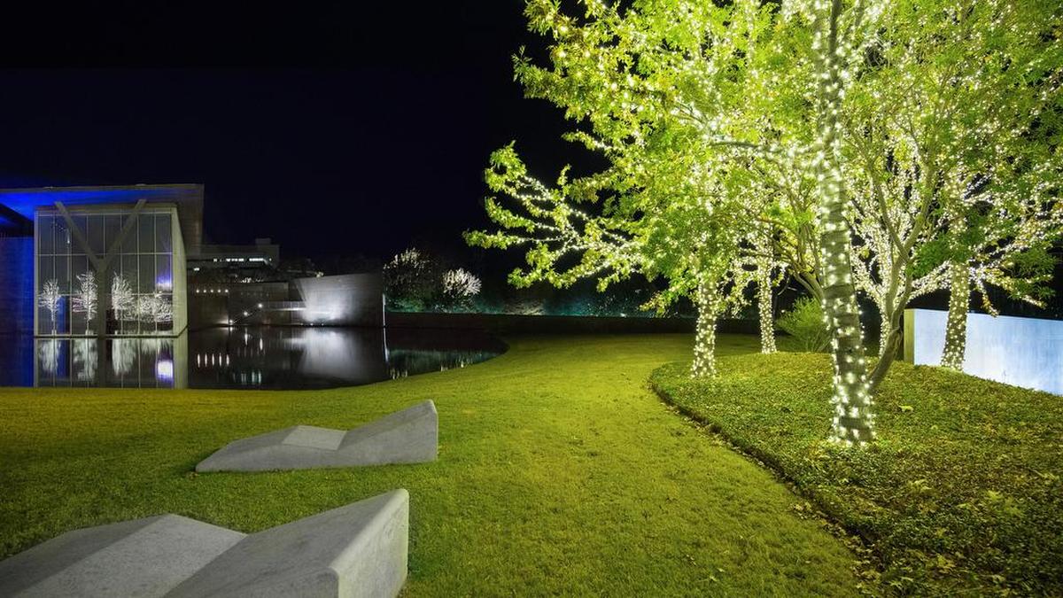 The Modern Lights will shine nightly through Jan. 6