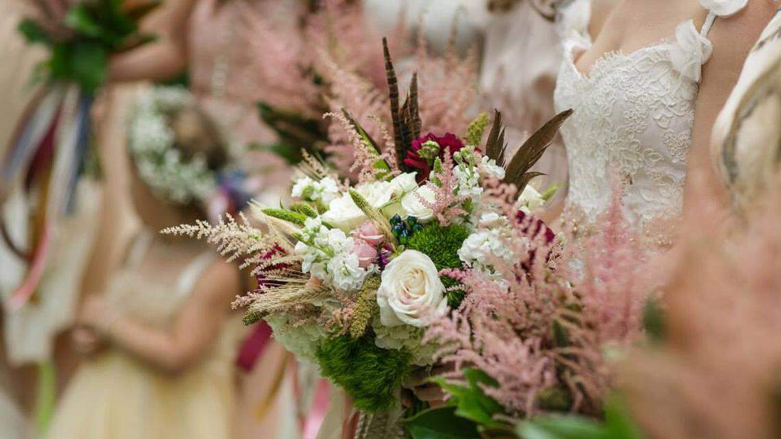BLOSSOMS ON THE BRICKS