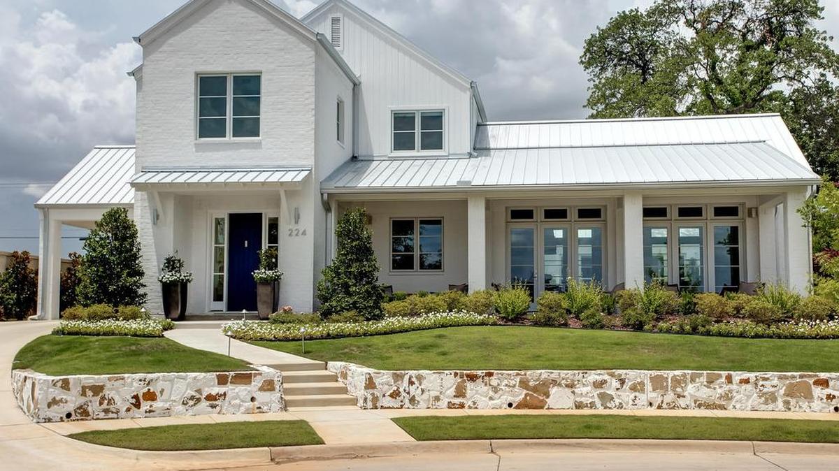 The home at 224 Clementine Court home is located at the end of a secluded cul-de-sac with direct access to the Trinity River.