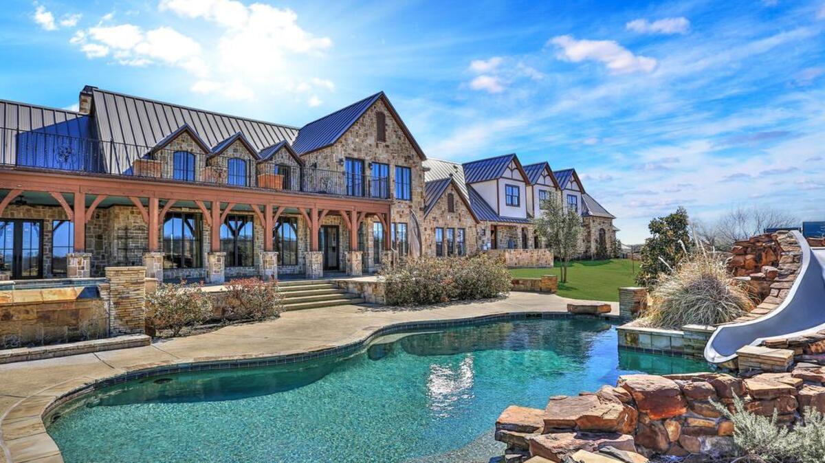 The home at 9572 Bella Terra Drive is minutes from downtown Fort Worth.