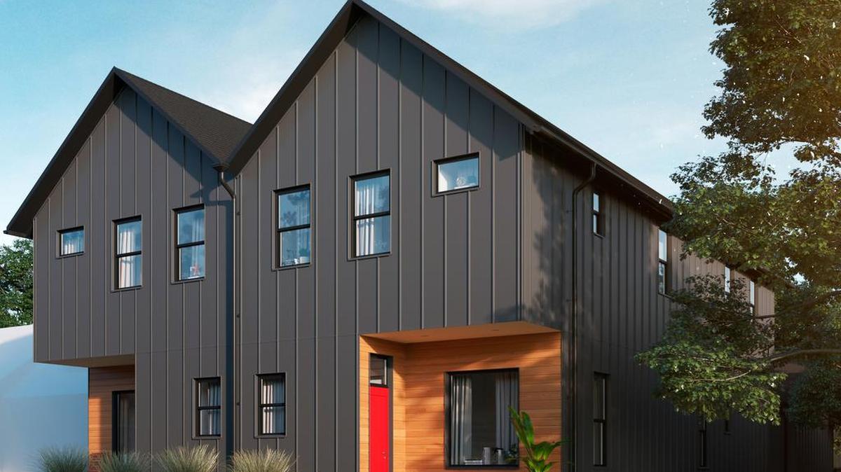 A rendering of 3910 Bryce Avenue in Fort Worth, scheduled for completion in late 2018. It is represented by Mike Garza and Stephanie Garza of Briggs Freeman Sotheby’s International Realty and priced $415,500.