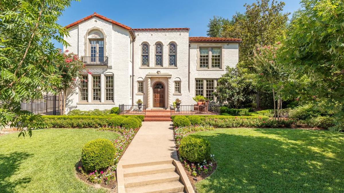 The home at 2225 Winton Terrace W in Fort Worth is represented by Gwen Harper of Briggs Freeman Sotheby’s International Realty and priced $1,550,000.