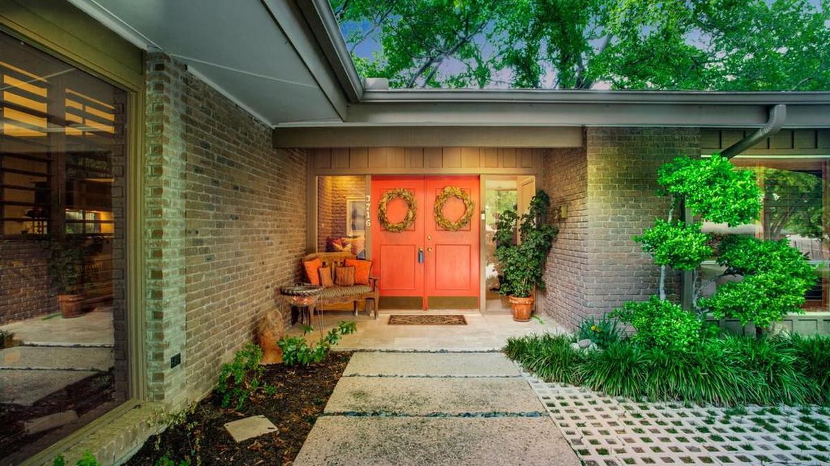 The Midcentury Modern home at 3716 Summercrest Drive is priced $508,560.