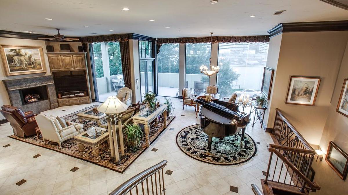 The townhome at 205 Pecan Street is a dual-zoned property just four blocks from Sundance Square.