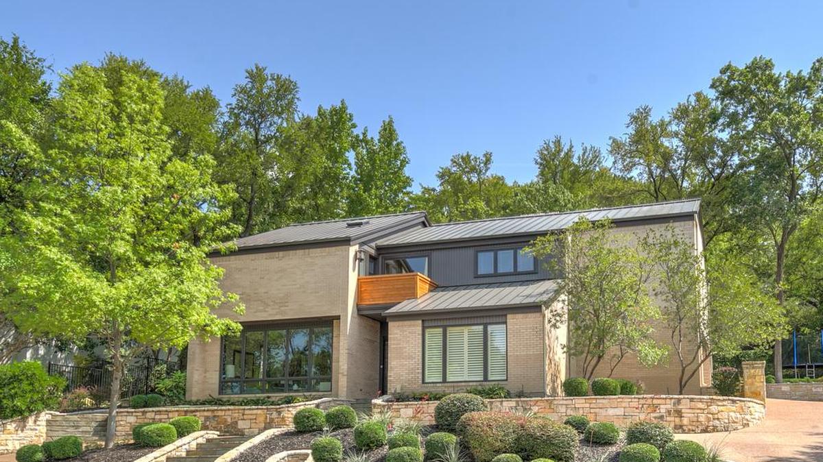 The textbook example of Contemporary architecture, the home at 4501 Overton Terrace Court is $839,000.