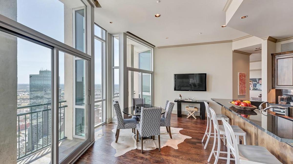 The home at 500 Throckmorton Street #3601, in The Tower is priced $1,995,000.