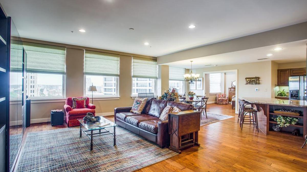 The condominium at 411 W. 7th Street, Unit #805 is located in the Neil P building.