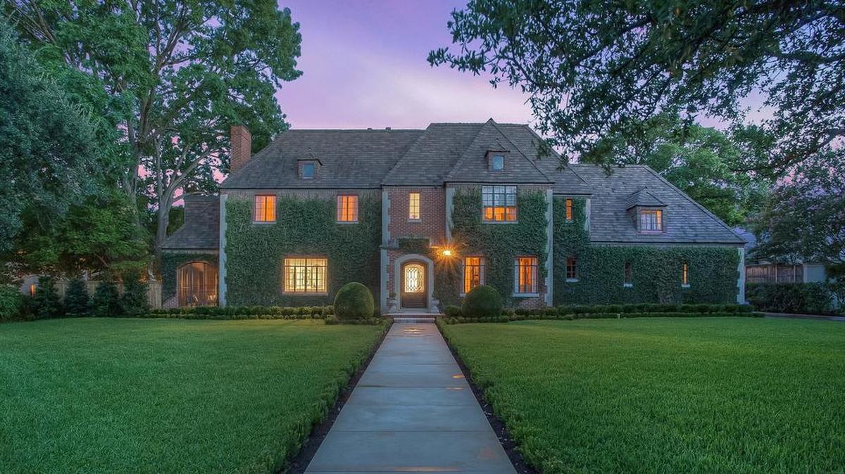 The home at 22 Valley Ridge Road features a detailed example of Tudor architecture.