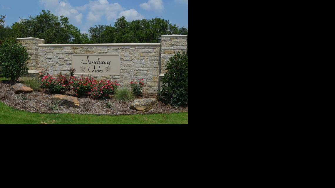 
Several new homes are nearing completion in Maverick Homes’ newest Aledo community, Sanctuary Oaks.
