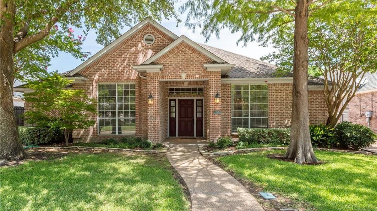 The home at 2820 Oakbriar Trail is priced $590,000.