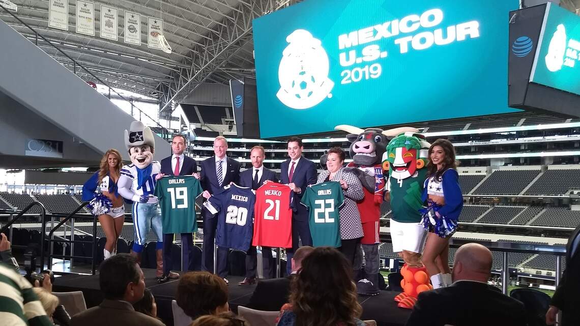 El estadio AT&T será el anfitrión en el Norte de Texas para juegos del Tri