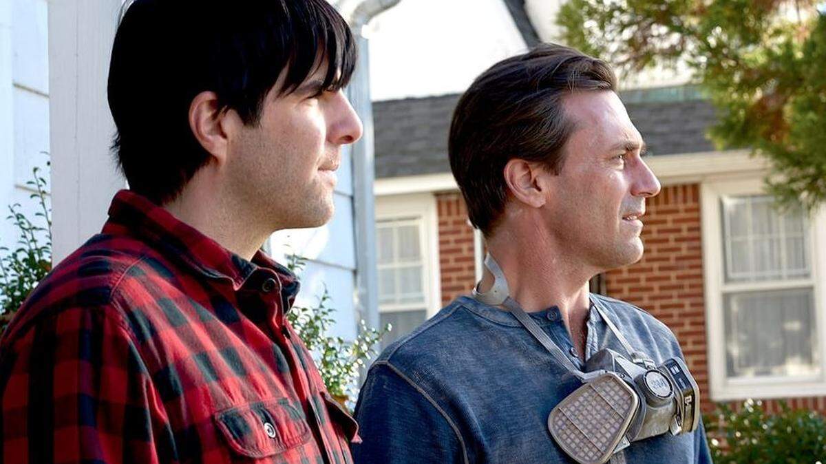 Zachary Quinto (Izq.) y Jon Hamm protagonizan la película Aardvark.