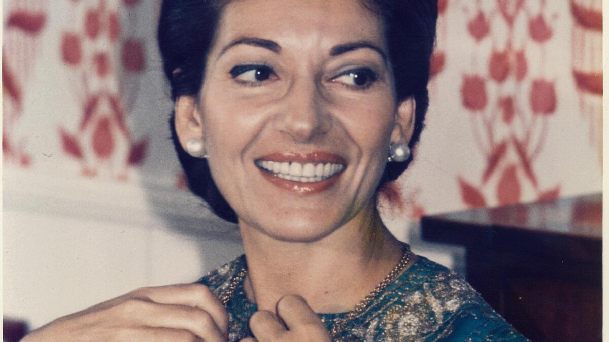 La legendaria soprano María Callas.