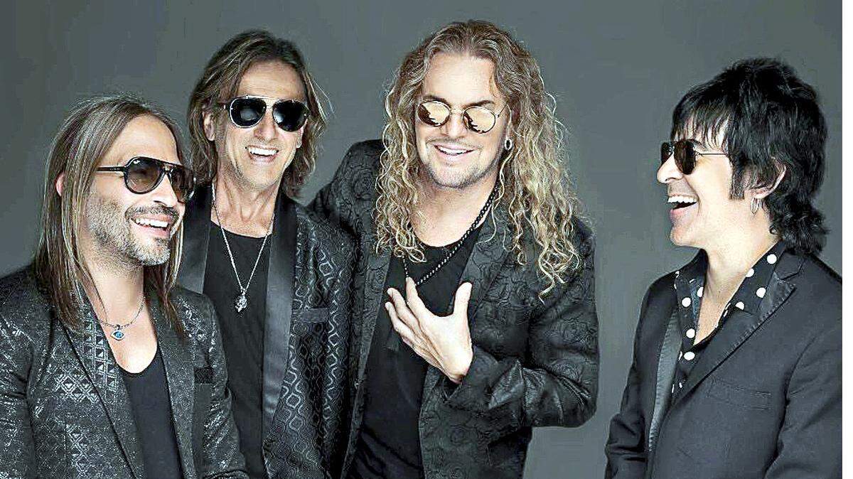 Los integrantes de Maná (de Izq.), Sergio Vallín, Juan Calleros, Fher Olvera y Alex González, regresan al Metroplex con sus grandes éxitos.