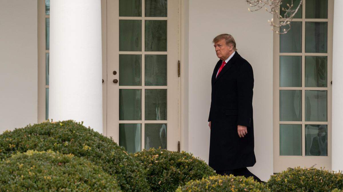 Donald Trump, presidente saliente de Estados Unidos.