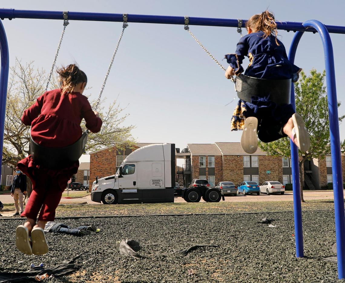 The Nazari family resettled in Fort Worth due to safety concerns in Afghanistan. Resettlement agencies in Tarrant County work to help refugees adjust to a new life. (Special to the Star-Telegram Bob Booth)