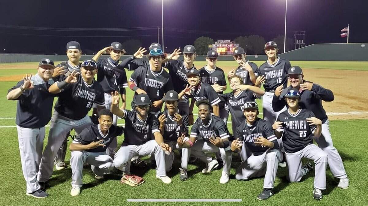 Mansfield Timberview beat Granbury 2-1 on Friday May 14, 2021 to win the Class 5A area round series.