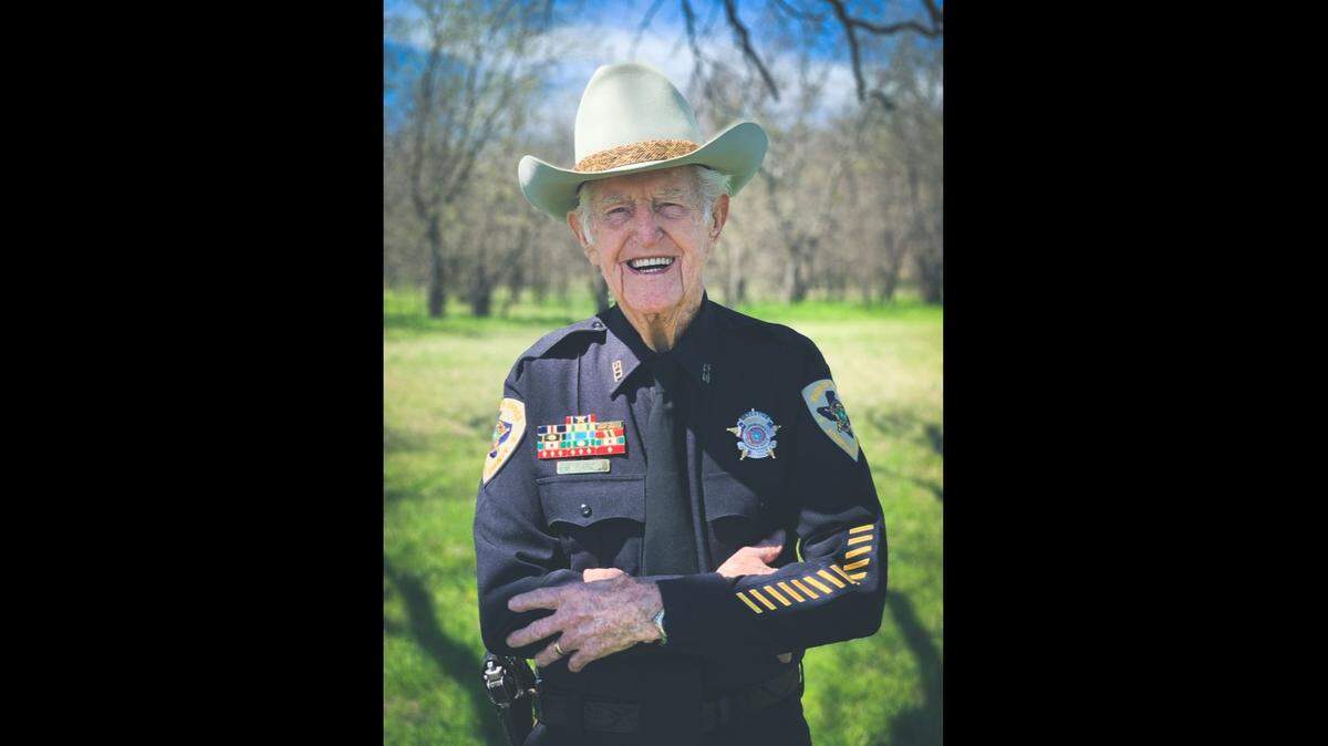 Bill Hardin, a Johnson County Sheriff’s Office reserve deputy, died at 99 years old on Friday, Feb. 17, 2023. He was believed to be the world’s oldest law enforcement officer, according to the Johnson County Sheriff’s Office.