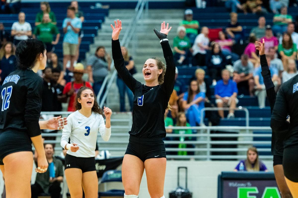 Paige Flickinger posted Byron Nelson program records with 797 kills and 813 digs last season as the Bobcats won the Class 6A state volleyball title. (Matt Smith/Special to the Star-Telegram)