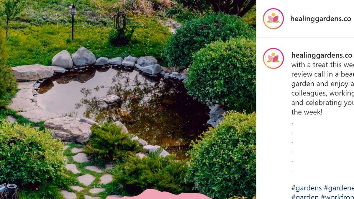 Healing Gardens can help those looking for an outdoor oasis to relieve stress.