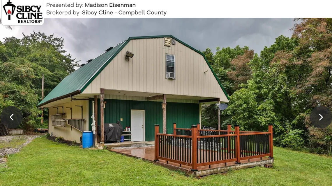 Exterior of the home