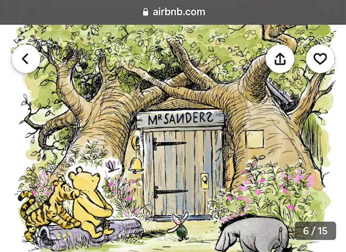 One of the Airbnb host’s (Kim Raymond) drawings