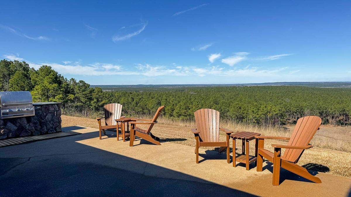 Features for the Bobcat Ranch in Texas include a skeet range, gun range, dog kennels, high fencing and 65 “managed stations” for hunters.