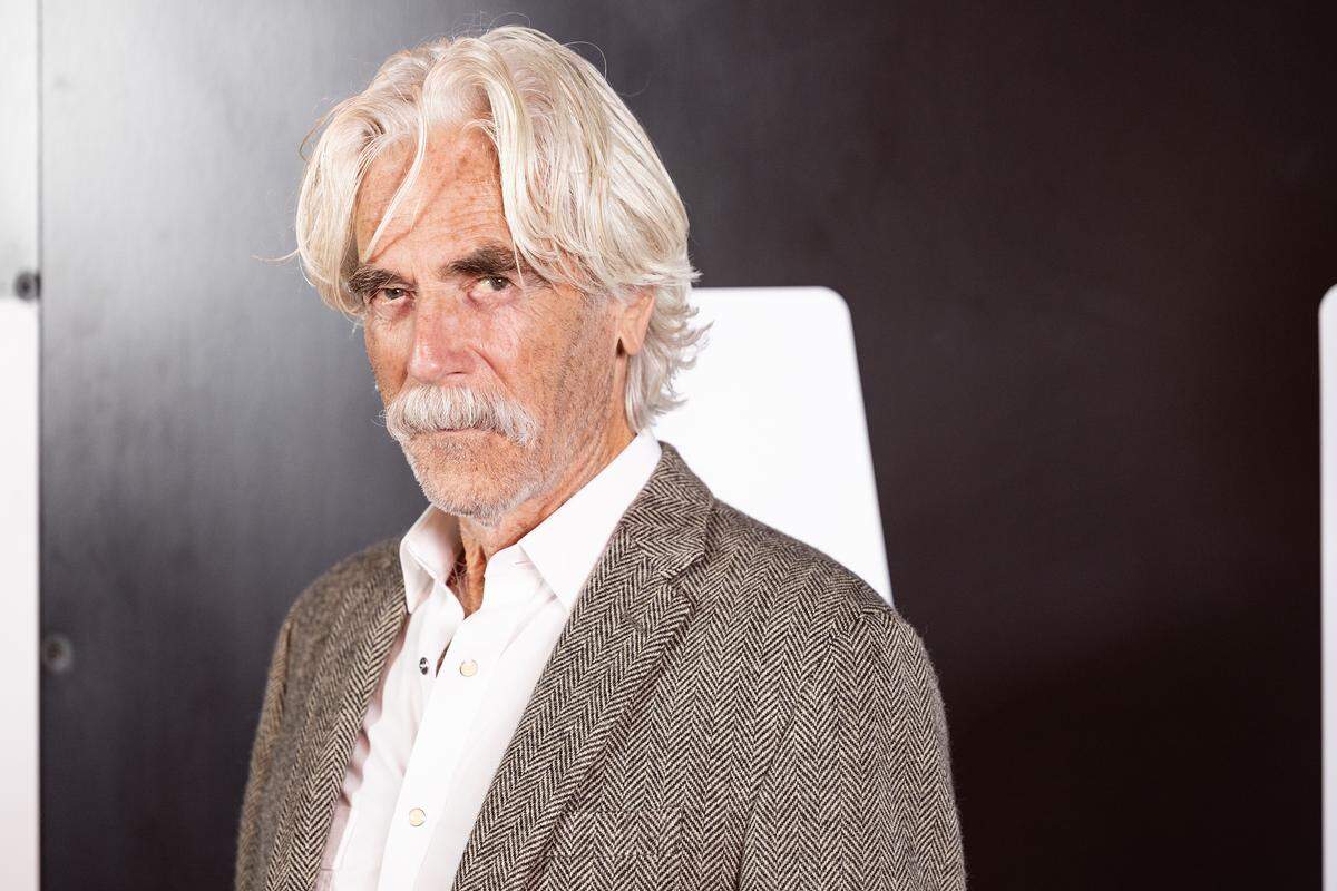 Actor Sam Elliott arrives on the red carpet for the premiere event of the second season of ‘Landman’ at the Modern Art Museum of Fort Worth on Thursday, Nov. 6, 2025.