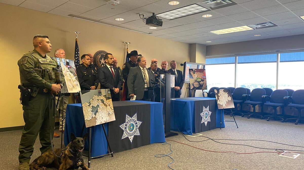 Over the course of the last five weeks, the Tarrant County Sheriff’s Office and other law enforcement agencies across North Texas confiscated over 1,400 lbs of pure meth -- a record seizure in Tarrant County -- they announced Thursday morning.