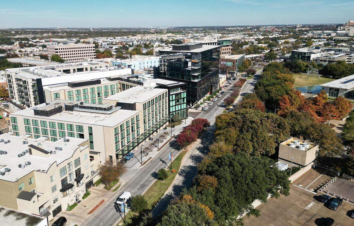 The new luxury Crescent Hotel on Camp Bowie Boulevard in Fort Worth on Monday, November 27, 2023.
