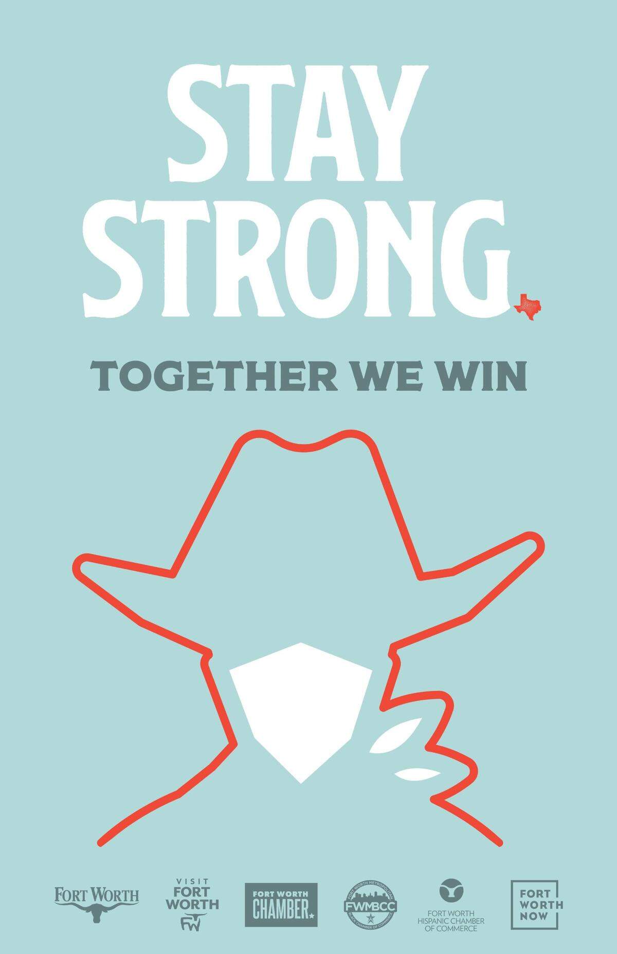 A new Fort Worth mask campaign’s message is “Stay Strong.”