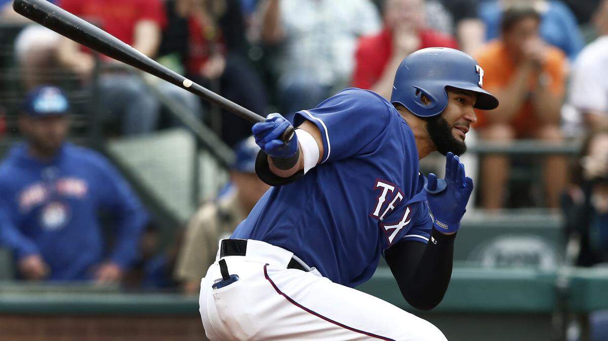 Nomar Mazara was out of the lineup for the first time Saturday with a stiff neck. Rangers manager Jeff Banister said Mazara may be available off the bench after receiving treatment. Mazara felt the stiffness during his third at-bat Friday in Houston.
