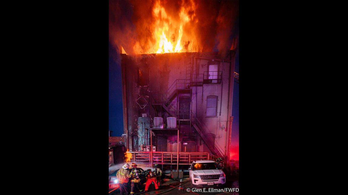 “Firefighters contained the fire to the century old (and very loved) Cadillac Bar and were able to prevent any extensive damage to other historic buildings,” the Fort Worth Fire Department said.