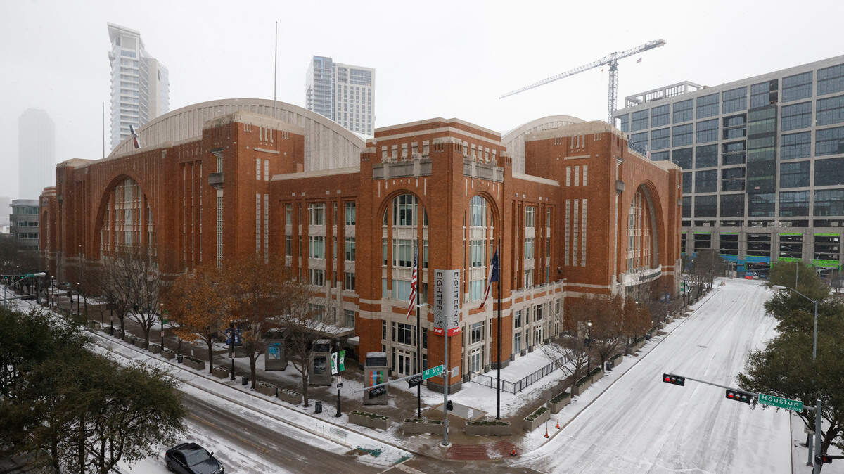 Bad weather and power outages have caused postponements of Dallas Mavericks and Dallas Stars games at American Airlines Center.