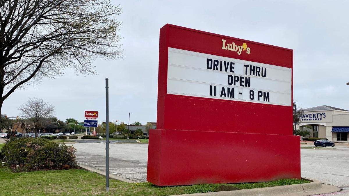Luby’s cafeteria on South Hulen Street remains open.