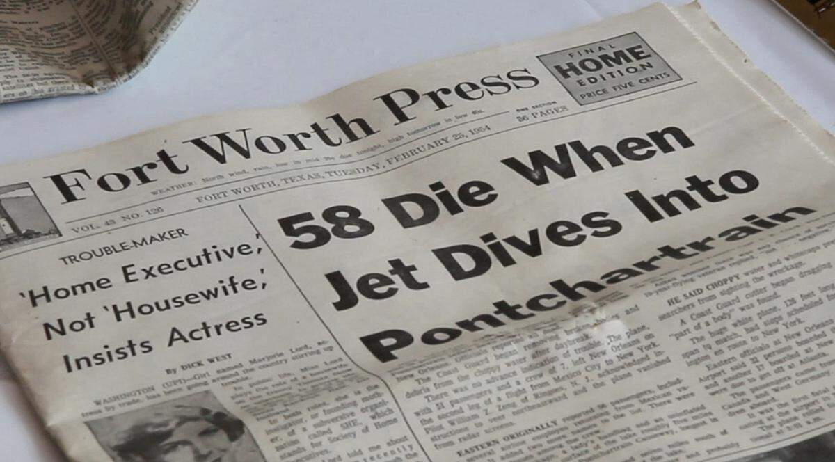A copy of a Fort Worth Press from February 25, 1964.