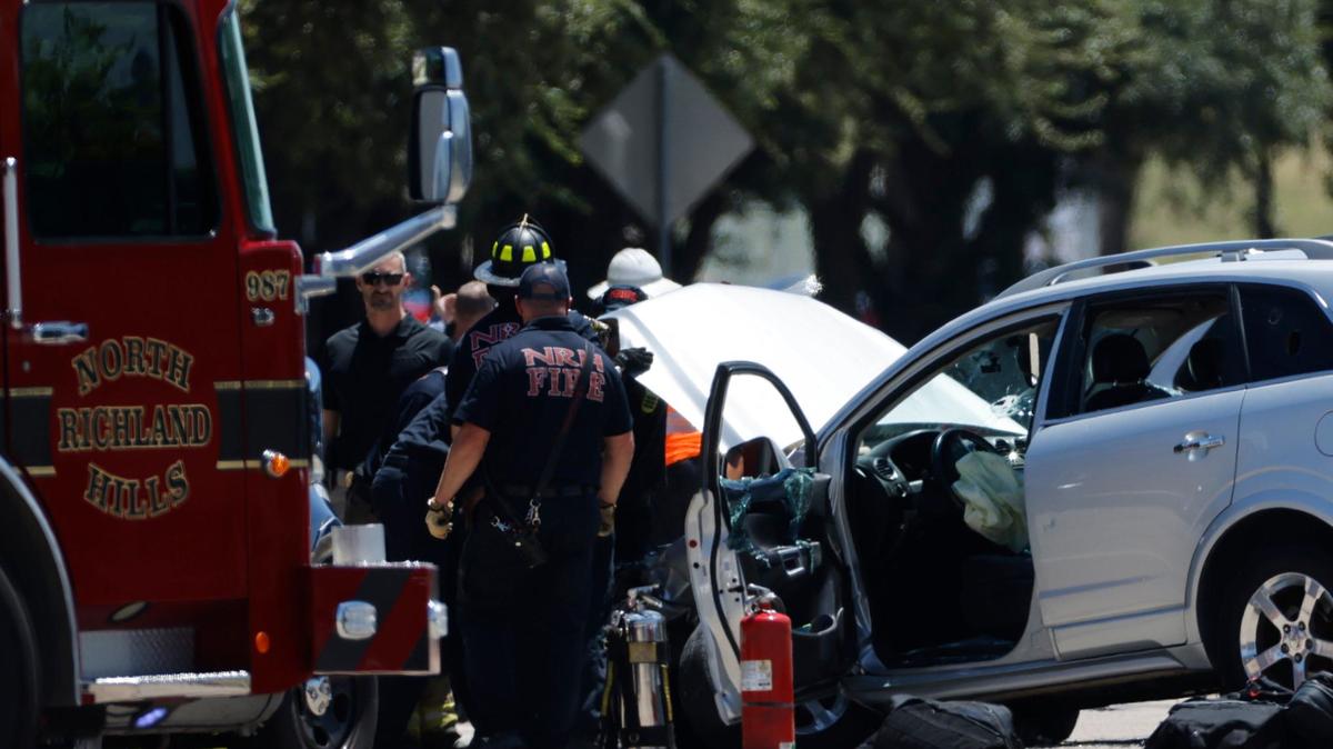 Police were in a standoff with a suspect in North Richland Hills on Davis Boulevard on Saturday. The standoff ended when officers fired several rounds of gas through the front windshield of the suspect’s vehicle. The suspect was taken into custody.
